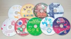 Wii　マリオ　9枚セット　まとめ売り　スーパーマリオ　マリカー　ペーパーマリオ