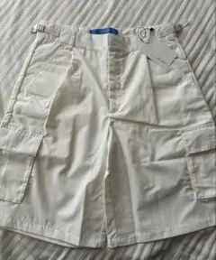 新品ok.soonハーフカーゴパンツ白
