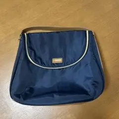ママバック　ネイビー ナイロン ショルダーバッグ