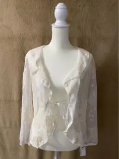 TS EVANCE エバンス レースカーディガン 長袖 【B543】