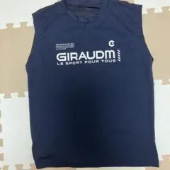 GIRAUDM ノースリーブTシャツ ネイビー