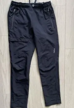 FieldCore ブラックパンツ ジッパーポケット付き 140センチ