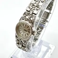 セイコー SEIKO 装飾 手巻き腕時計 2針 稼働品 シルバー