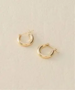 DECOUVERTE 18KYG 2.0パイプ1.0cmフープピアス