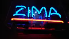 ZIMA  ネオン菅　非売品　BAR ZIMA ネオン菅 非売品 BAR