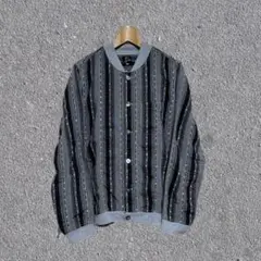 【Needles】ニードルズ ストライプ シャツ カーディガン Lサイズ