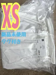 ジーユー バレルレッグプルオンパンツ オフホワイト XS