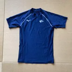 Mizuno ネイビー 半袖ラッシュガード S