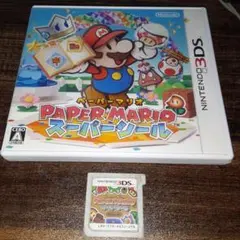 ポ【動作確認済】ペーパーマリオ スーパーシール【３ＤＳ】
