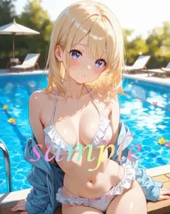 c186 美少女 かわいい イラスト 下着 コスプレ セクシー A4ポスター