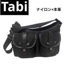 Tabi タビ ace エース ナイロン×本革 レザー ショルダーバッグ