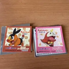 ポケモン ステッカーセット ジャモカアーモンドファッジとストロベリーチーズケーキ