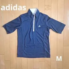 adidas CLIMACOOL ハーフジップシャツ M