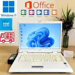 Fujitsu Biblo ノートPC Office2021Win11 パソコン