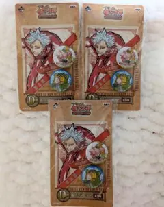 七つの大罪　1番くじ　缶バッジセット　バン