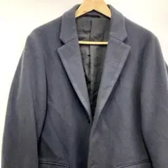 【THE SHOP TK】メンズ メルトン チェスターコート ネイビー XL