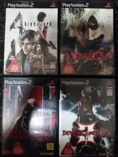 PS2ソフト4本セット バイオ4他3本 まとめ売り 動作品