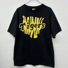 タイガーズロゴ 半袖Tシャツ Lサイズ 黒　サ28