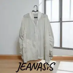 『美品』JEANASIS ホワイト ジャンパー