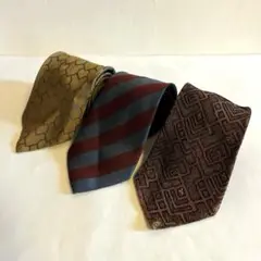 【3本セット】 1980年代 ヴィンテージ ネクタイ