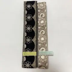 インド刺繍リボン　ザリ　95cm
