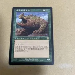MTG 土を食うもの　日本語　旧枠　オデッセイ　レア