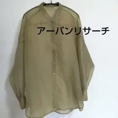 アーバンリサーチ 長袖ブラウス フリーサイズ カーキ