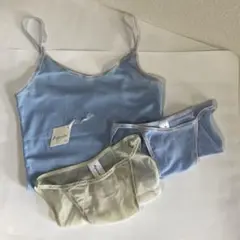 AGATAMODA 水色キャミソールとショーツセット