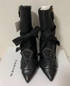 【新品タグ付き】Carven カルヴェン ショートブーツ 35
