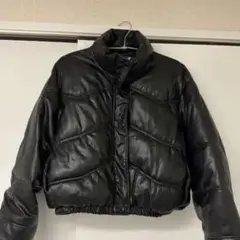 ZARA ザラ レザージャケット ダウン