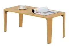 折りたたみテーブル　ナチュラル センターテーブル 80cm x 40cm 完成品
