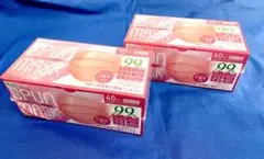 ISDG 医食同源 スパンレース不織布カラーマスク(ピンク) 40枚入✖️2個