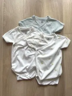 【PETIT BATEAU 】ベビー肌着 半袖 12m 74cm 3点セット