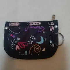 LeSportsac カラフルポーチ キーチェーン付き