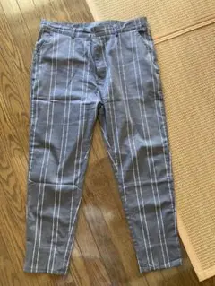 メンズゴルフパンツ　ストレッチ　イージーパンツ　ストライプ L size