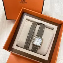 新品 HERMES ケープコッド エトゥープ 時計 ウォッチ 腕時計