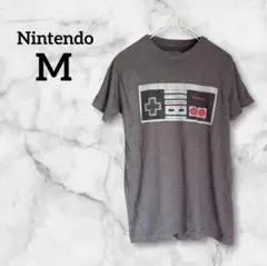 Nintendo 【M】コントローラー Tシャツ グレー 半袖 キャラ