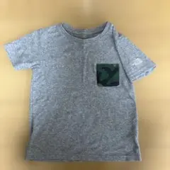 THE NORTH FACE グレー Tシャツ 迷彩ポケット