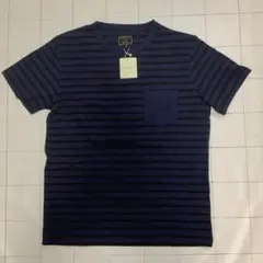 送料無料 未使用品 blue mate inc. ストライプ Tシャツ M