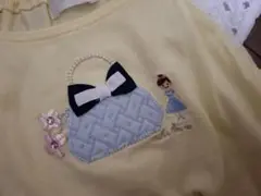【激かわ♥️】ミキハウス。 リーナちゃん。 Tシャツ 。100㎝。半袖。レース