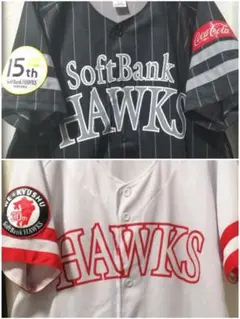 =HAWKS15th ＋ WE=KYUSHU ユニフォーム（ レプリカ ）Ｌ