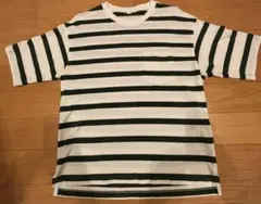 GU ストライプ Tシャツ M