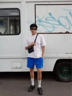 ００’s アディダス　CLIMALITE ハーフ　ショート　パンツ