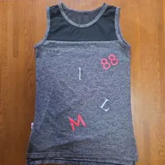 MIKAND MIKALANCE　黒グレータンクトップ