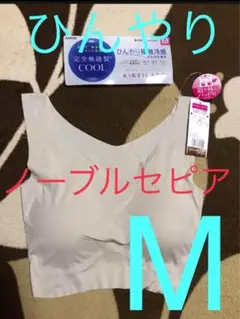 ▲㉗GUNZEグンゼキレイラボ ハーフブラトップMノーブルセピアKL7255N