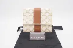 CELINE 三つ折り財布 スモール トリフォールドウォレット トリオンフ AB