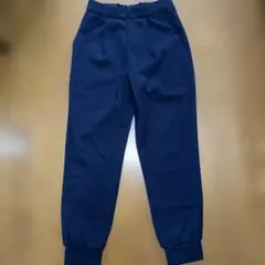 美品☆きれい目タックパンツM☆ネイビー