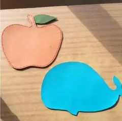 マウスパッド 革手作り