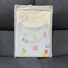 【新品未開封】UNIQLO ベビー 肌着 80cm コットンメッシュタンクトップ