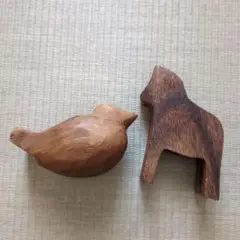 北欧ダーラナホース·鳥 置物